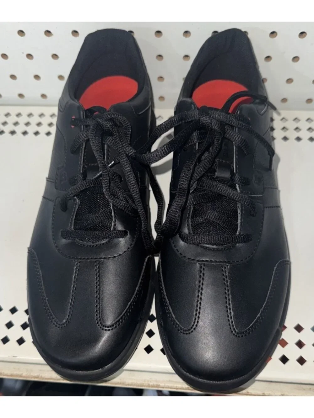Shoes For Crews Freestyle II Mens Leather Slip Resistant Work Shoes Size 9.5
